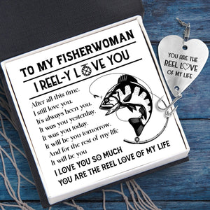 Heart Fishing Lure - Fishing - To My Fisherwoman - I Love You So Much - Gfc13004