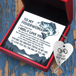 Heart Fishing Lure - Fishing - To My Fisherwoman - You Are The Greatest Catch Of My Life - Gfc13003