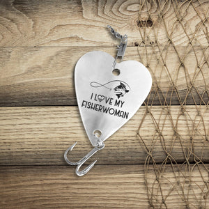 Heart Fishing Lure - Fishing - To My Fisherwoman - You Have My Heart Hook, Line and Sinker - Gfc13002