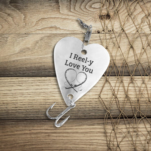 Heart Fishing Lure - Fishing - To My Reel Man - I Reel-y Love You - Gfc26007