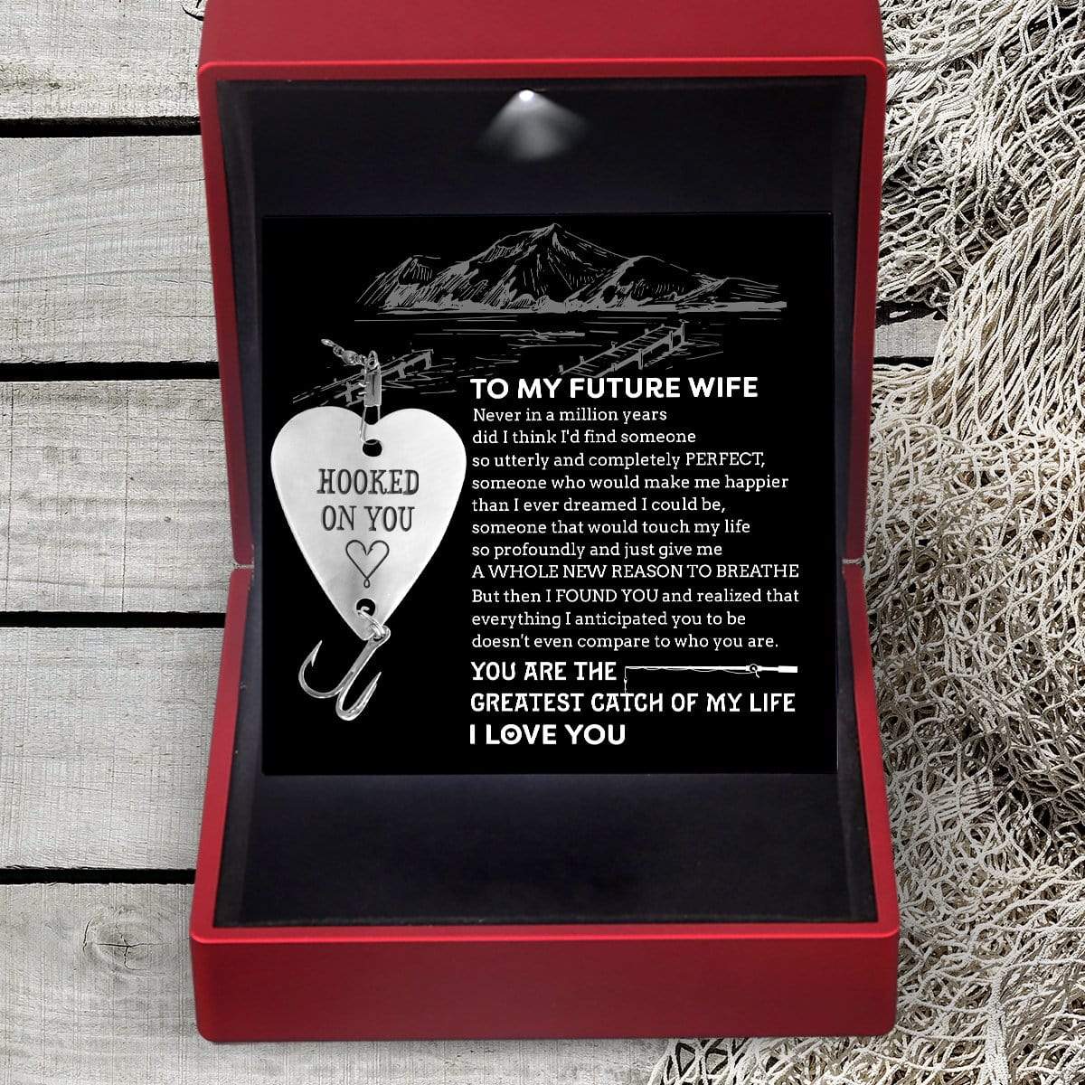 Heart Fishing Lure - To My Future Wife - You Are The Greatest Catch Of My Life - Gfc25001