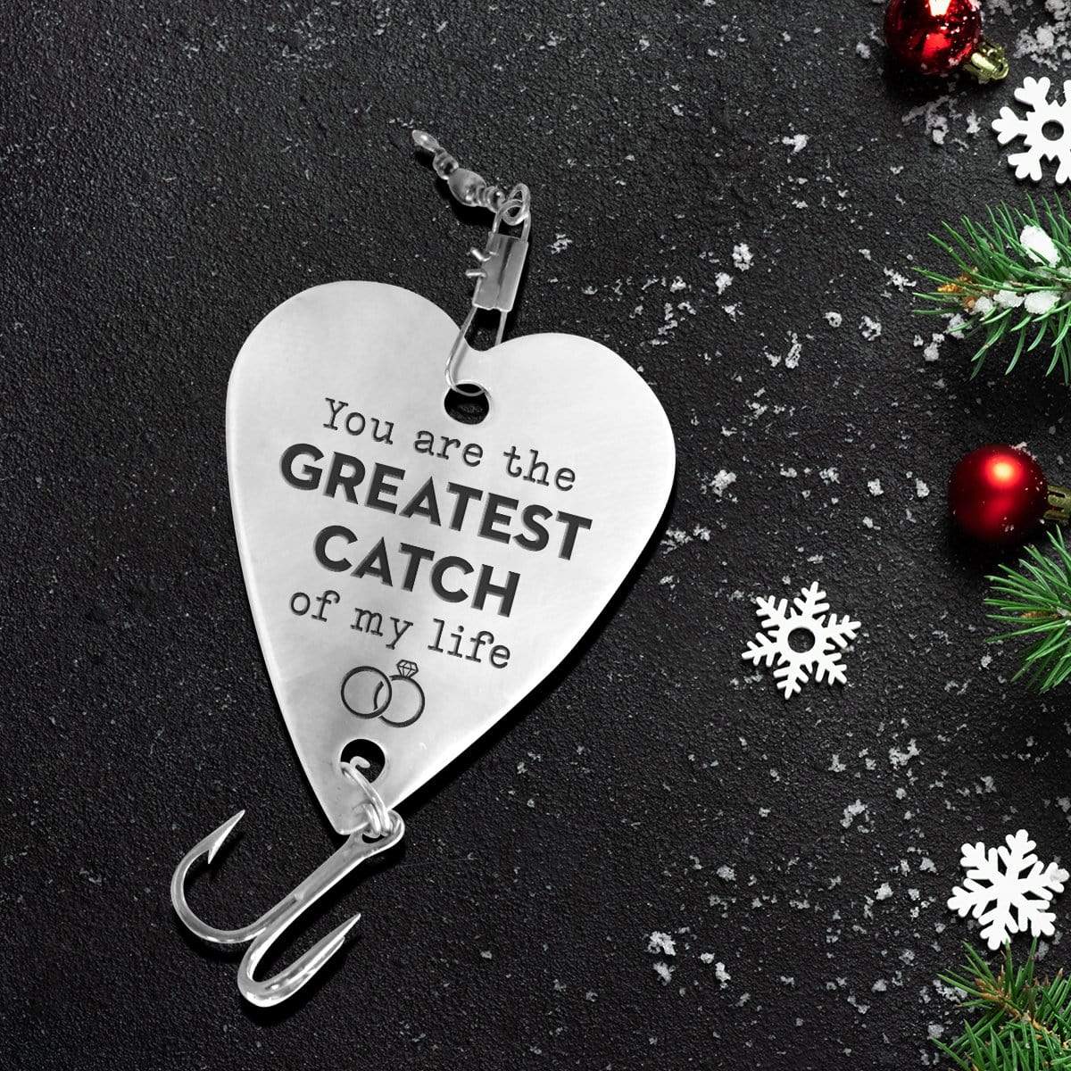 Heart Fishing Lure - To My Greatest Catch - All My Love Today And Always - Gfc24002