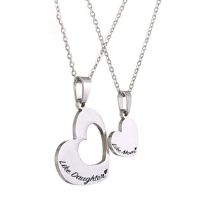 Heart Hollow Necklaces Set - Family - To My Mom - I Love You With All My Heart - Gnfb19011