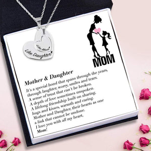 Heart Hollow Necklaces Set - Family - To My Mom - I Love You With All My Heart - Gnfb19011