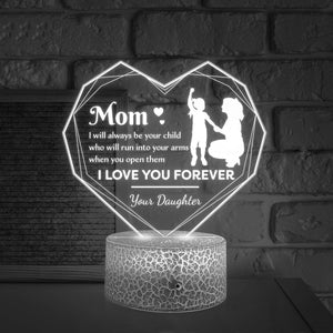 Heart Led Light - Family - From Daughter - To Mom - I Love You Forever - Glca19014