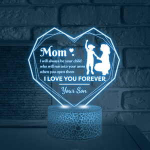Heart Led Light - Family - From Son - To Mom - I Love You Forever - Glca19015