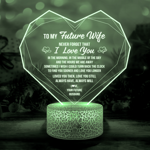 Heart Led Light - Family - To My Future Wife - Sometimes I Wish I Could Turn Back The Clock - Glca25006