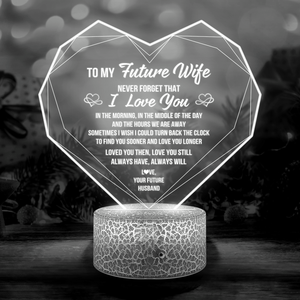 Heart Led Light - Family - To My Future Wife - Sometimes I Wish I Could Turn Back The Clock - Glca25006