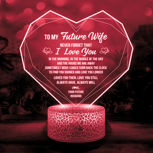 Heart Led Light - Family - To My Future Wife - Sometimes I Wish I Could Turn Back The Clock - Glca25006