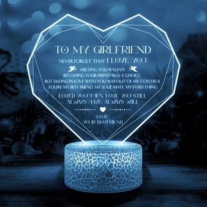 Heart Led Light - Family - To My Girlfriend - Falling In Love With You Was Out Of My Control - Glca13024