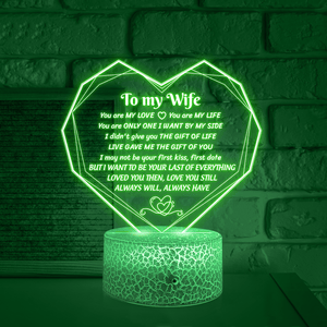 Heart Led Light - Family - To My Wife - Loved You Then, Love You Still - Glca15010