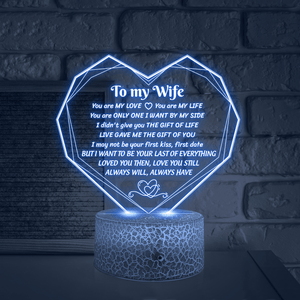 Heart Led Light - Family - To My Wife - Loved You Then, Love You Still - Glca15010