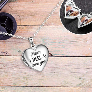 Heart Locket Necklace - Fishing - To My Mom - You Are Always My Reel Cool Mom - Gnzm19005