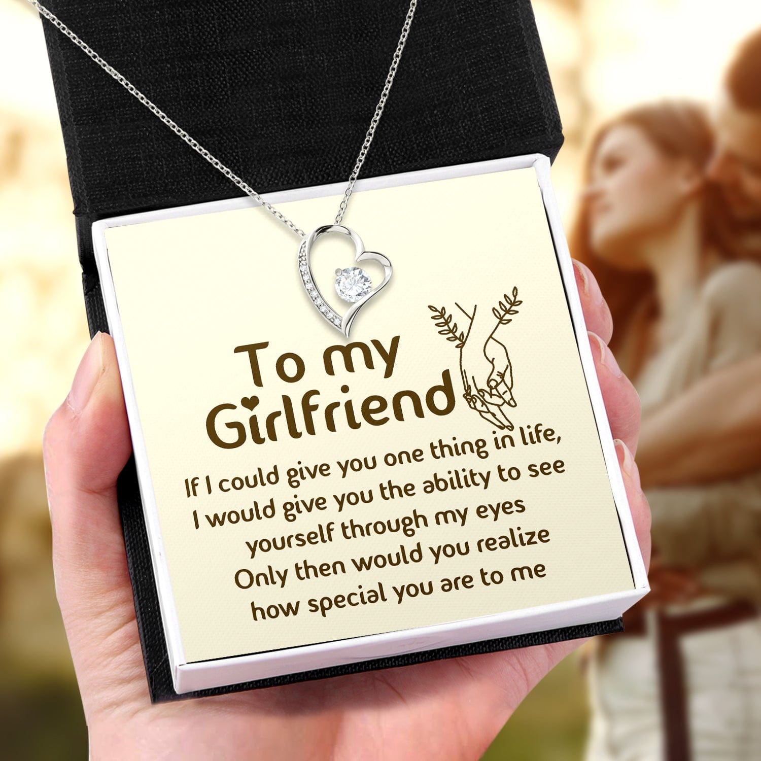 Heart Necklace - Family - To My Girlfriend - How Special You Are To Me - Gnr13020