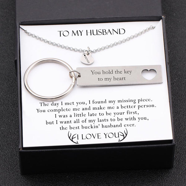 You hold the key to my heart necklace discount