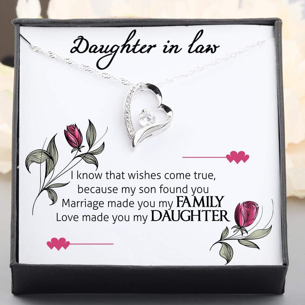 Heart Necklace - To My Daughter-In-Law - Marriage Made You My Family - Gnr17003