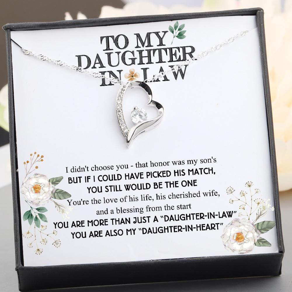 Heart Necklace - To My Daughter-In-Law - You Are Also My "Daughter-In-Heart" - Gnr17005