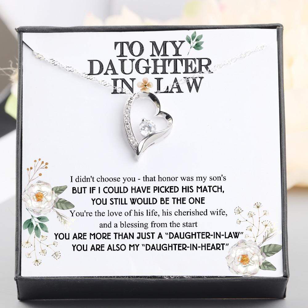 Heart Necklace - To My Daughter-In-Law - You Are Also My "Daughter-In-Heart" - Gnr17005