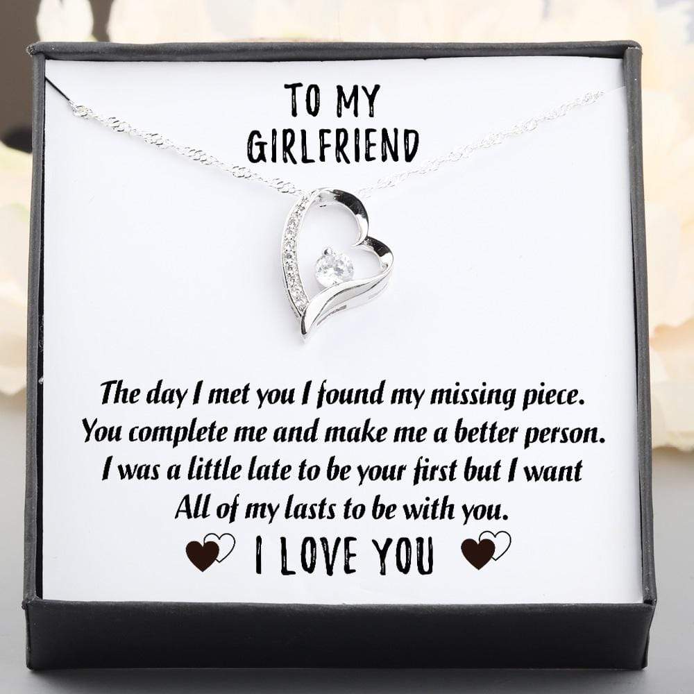 Heart Necklace - To My Girlfriend - All Of My Lasts To Be With You - Gnr13003