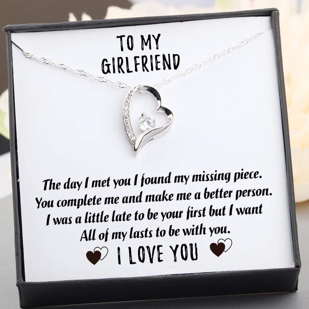 Heart Necklace - To My Girlfriend - All Of My Lasts To Be With You - Gnr13003