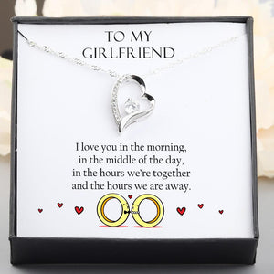 Heart Necklace - To My Girlfriend - I Love You In The Morning - Gnr13002