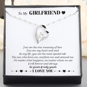 Heart Necklace - To My Girlfriend - You Are The True Meaning Of Love - Gnr13014