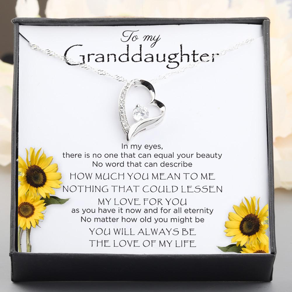 Heart Necklace - To My Granddaughter - I Will Always Be The Love Of My Life - Gnr23003