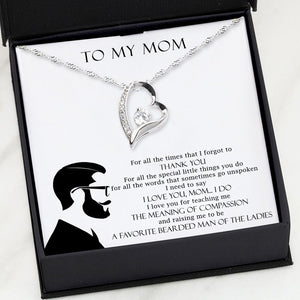 Heart Necklace - To My Mom - Thank You For All The Special Little Things You Do- Gnr19020