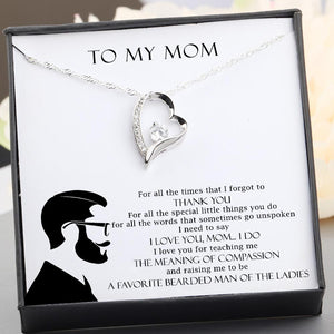 Heart Necklace - To My Mom - Thank You For All The Special Little Things You Do- Gnr19020