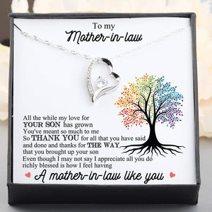 Heart Necklace - To My Mother-In-Law - Thank You For All That You Have Said And Done - Gnr19011
