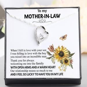 Heart Necklace - To My Mother-In-Law - When I Fell In Love With Your Son - Gnr19009