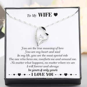 Heart Necklace - To My Wife - You Are The True Meaning Of Love - Gnr15025