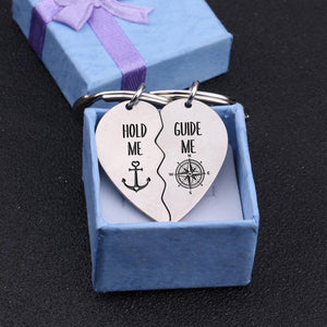 Heart Puzzle Keychain - Hold Me - Guide Me - Gkf14004