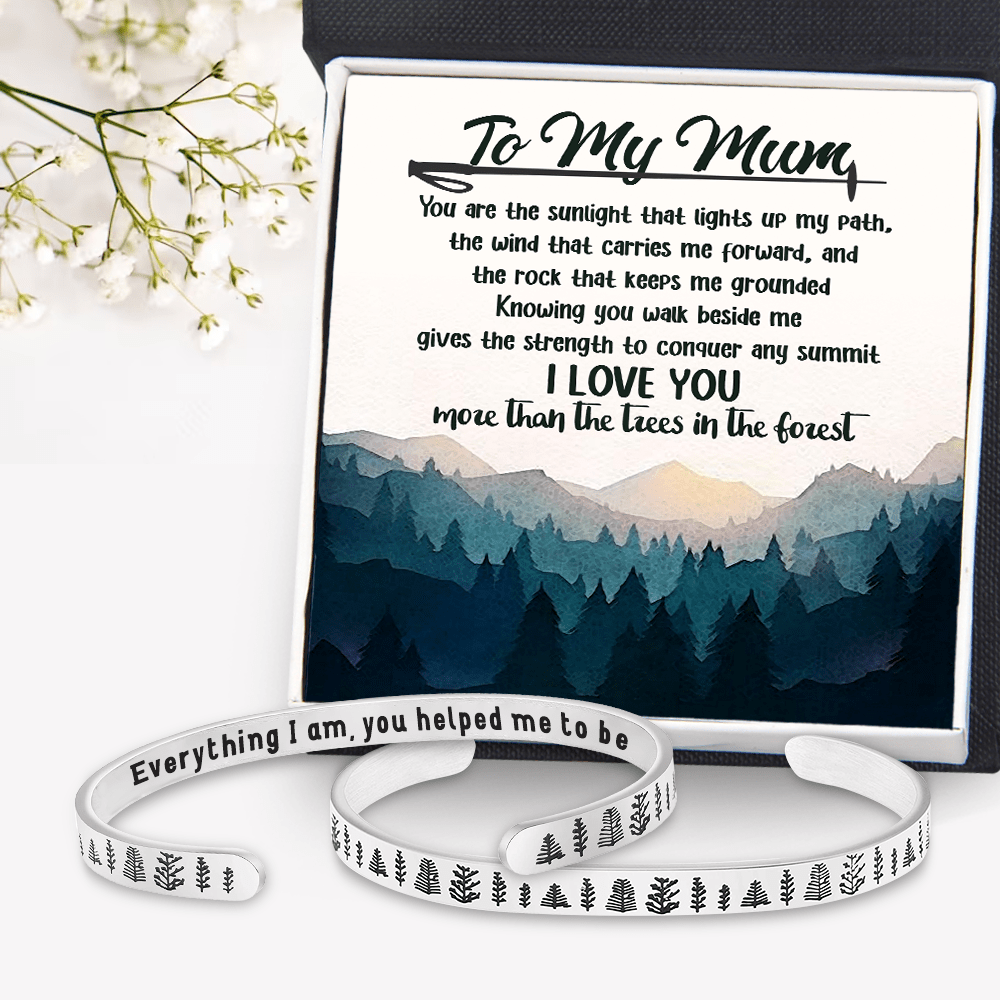 Hiking Mum Bracelet - Hiking - To My Mum - I Love You More Than The Trees In The Forest - Gbzf19054