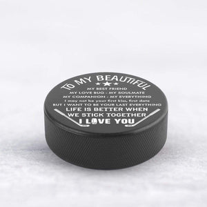 Hockey Puck - Hockey - To My Beautiful - You Are My Love Bug - Gai13007