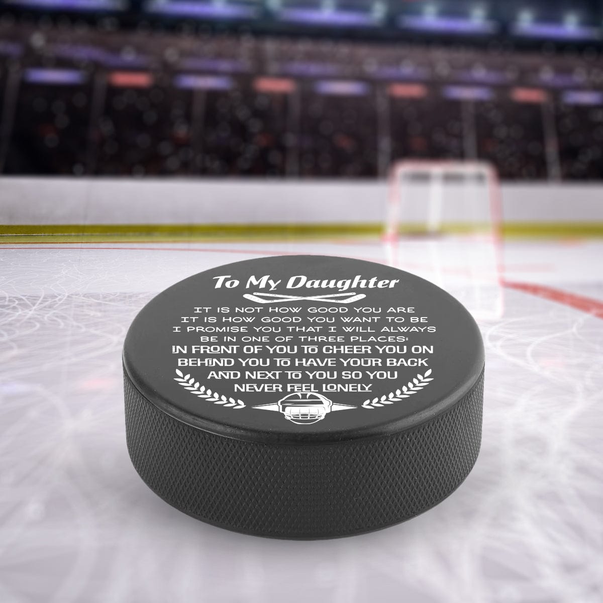 Hockey Puck - Hockey - To My Daughter - I Love You - Gai17006