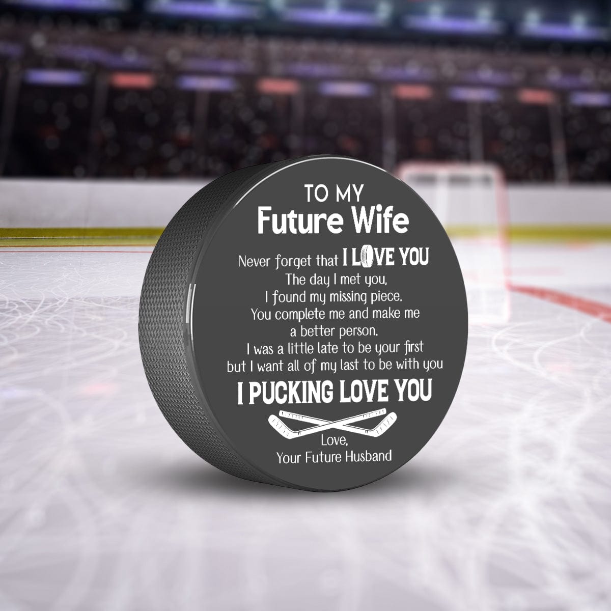 Hockey Puck - Hockey - To My Future Wife - The Day I Met You, I Found My Missing Piece - Gai25005