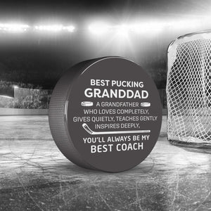 Hockey Puck - Hockey - To My Granddad - You Are Always My Best Coach - Gai20001