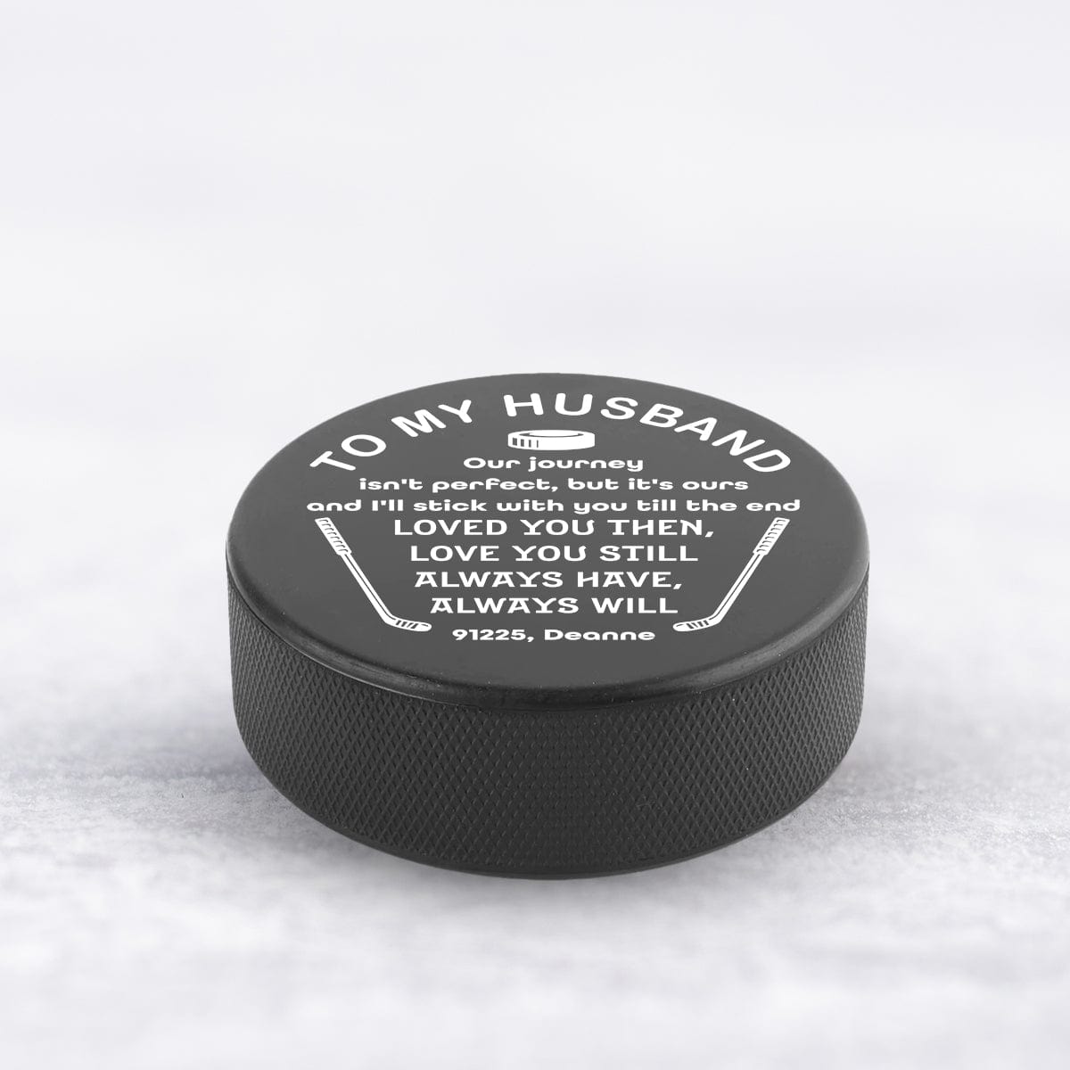 Hockey Puck - Hockey - To My Husband - Loved You Then, Love You Still - Gai14001