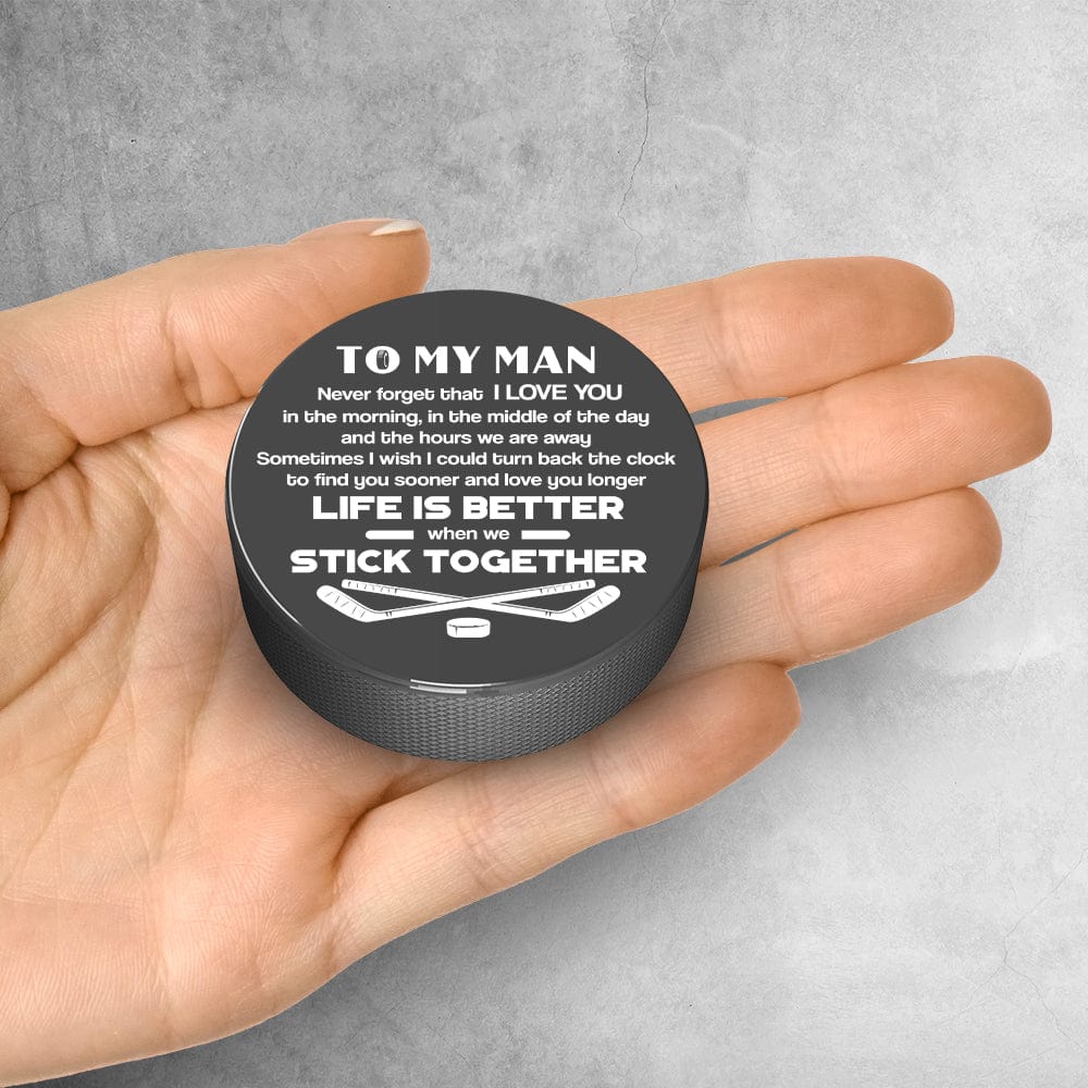 Hockey Puck - Hockey - To My Man - Never Forget That I Love You - Gai26019