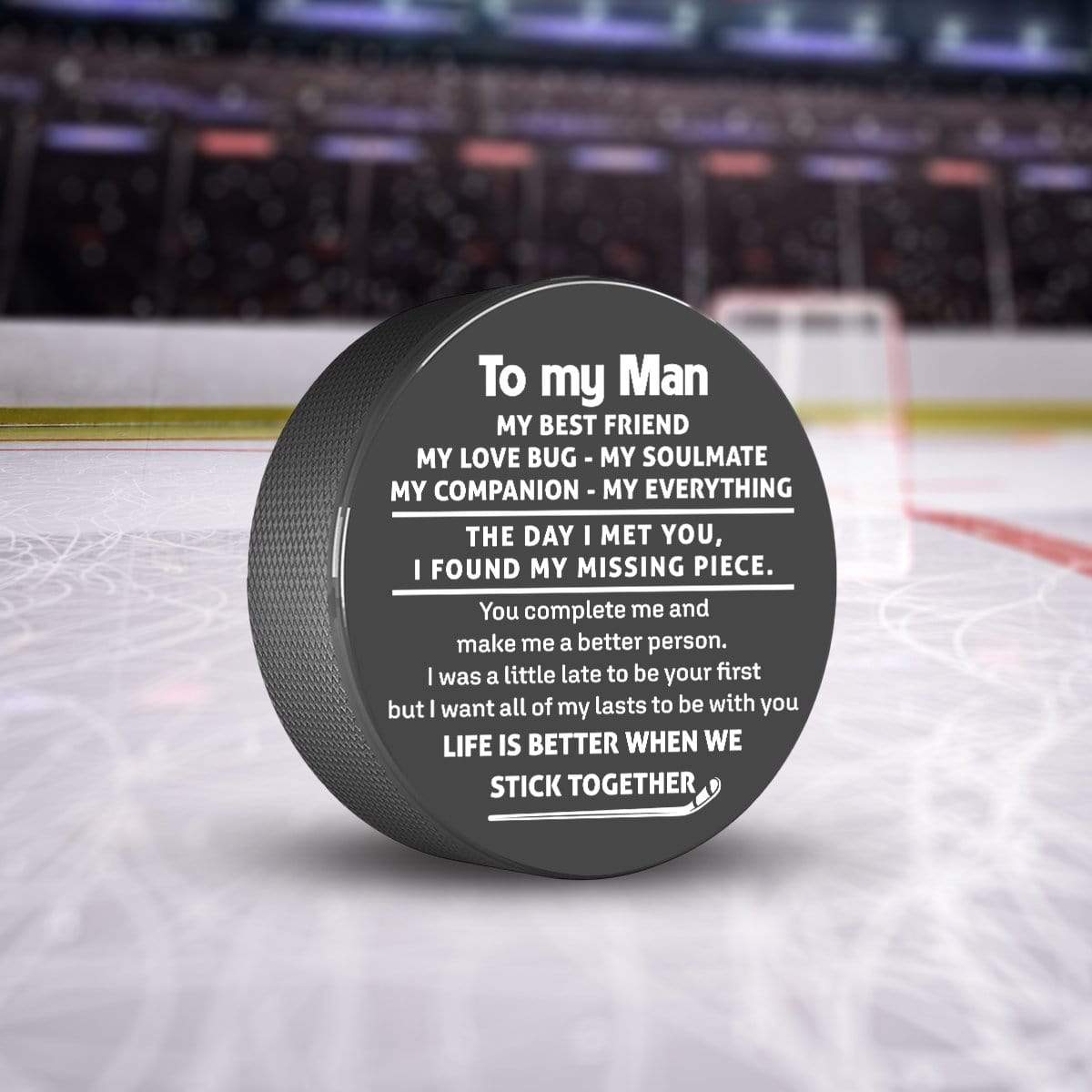 Hockey Puck - Hockey - To My Man - You Are My Companion - Gai26010