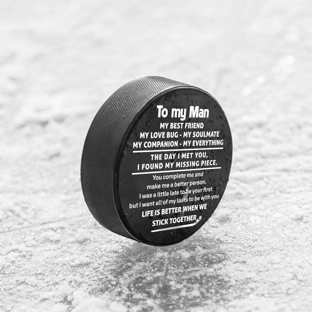 Hockey Puck - Hockey - To My Man - You Are My Companion - Gai26010