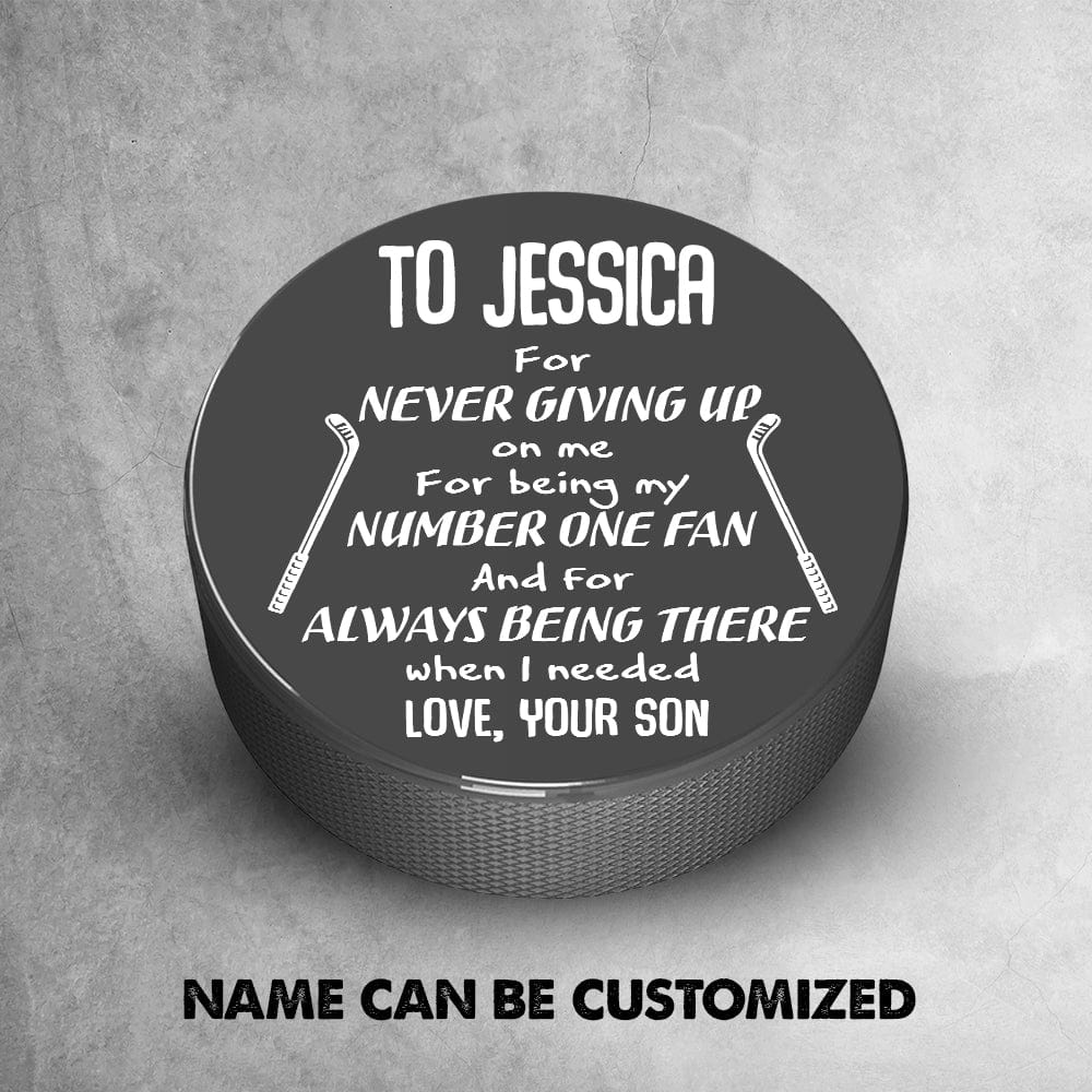 Hockey Puck - Hockey - To My Mom - From Son - For Always Being There - Gai19006