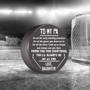 Hockey Puck - Hockey - To My Pa - Thank You For Everything - Gai18012