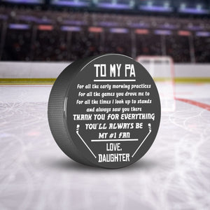 Hockey Puck - Hockey - To My Pa - Thank You For Everything - Gai18012