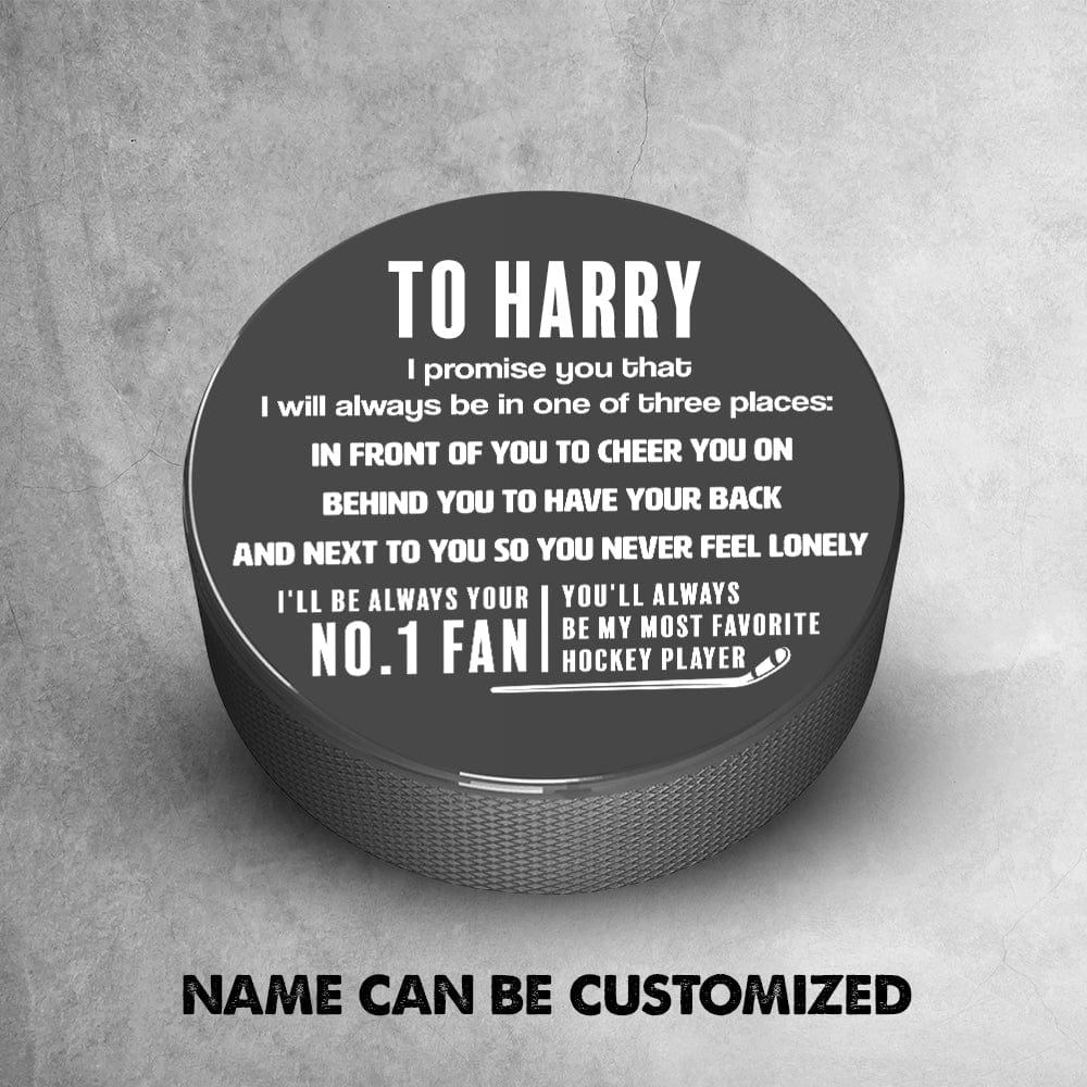 Hockey Puck - Hockey - To My Son - I'll Be Always Your No.1 Fan - Gai16004