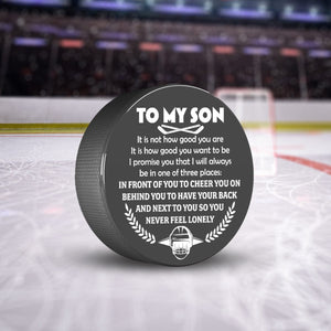Hockey Puck - Hockey - To My Son - I Love You - Gai16017