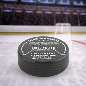 Hockey Puck - Hockey - To My Soulmate - I Love You For All That You Are - Gai13010