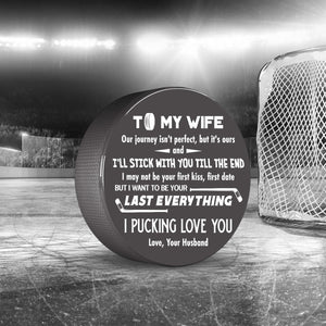 Hockey Puck - Hockey - To My Wife - I'll Stick With You Till The End - Gai15005