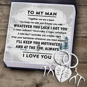 Hunter Couple Keychains - Hunting - To My Man - We Are A Team - Gkbo26004